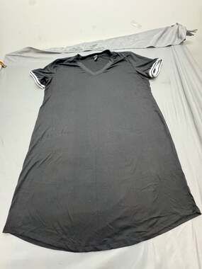 Justify V-Neck Sleep Dress Size 2X Black